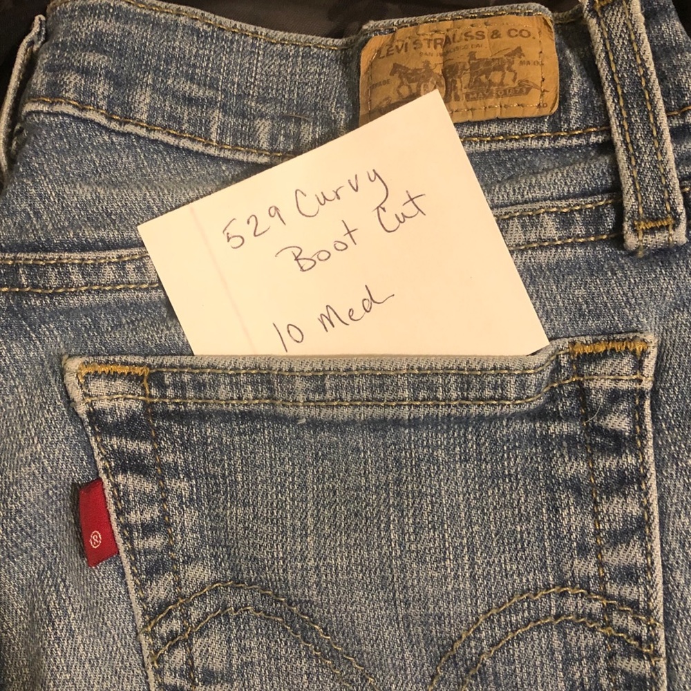 Ladies Levi’s 529 Curvy Bootcut Jeans Light